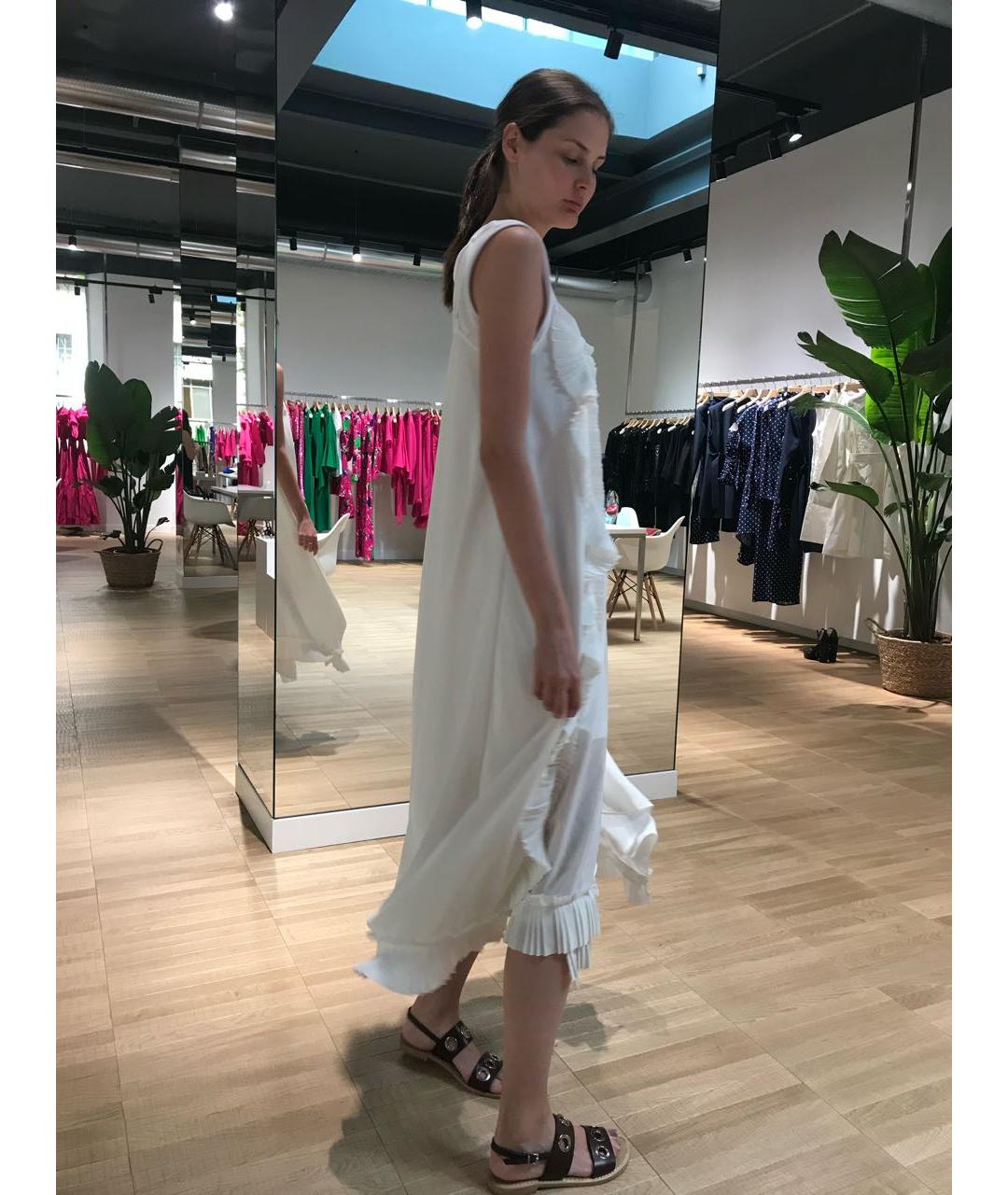 P.A.R.O.S.H. Белое коктейльное платье, фото 4