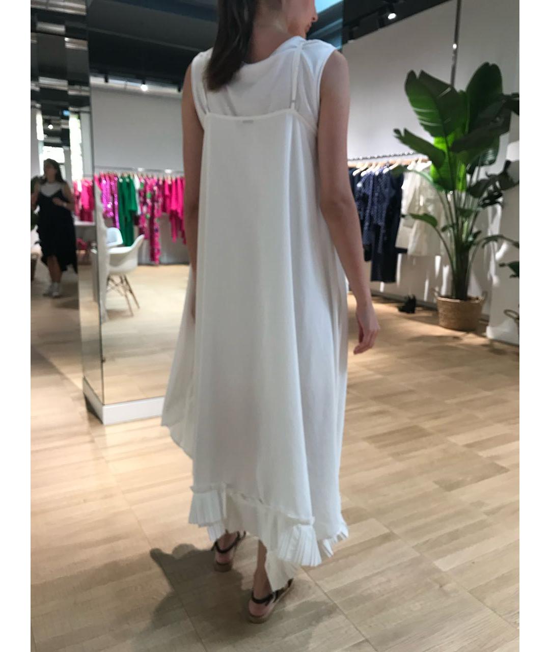 P.A.R.O.S.H. Белое коктейльное платье, фото 5