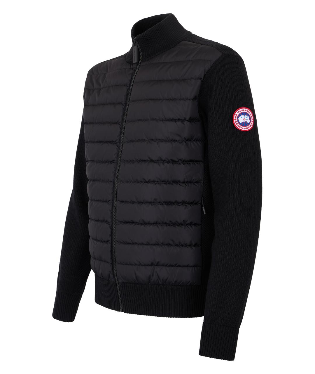CANADA GOOSE Черная шерстяная куртка, фото 3