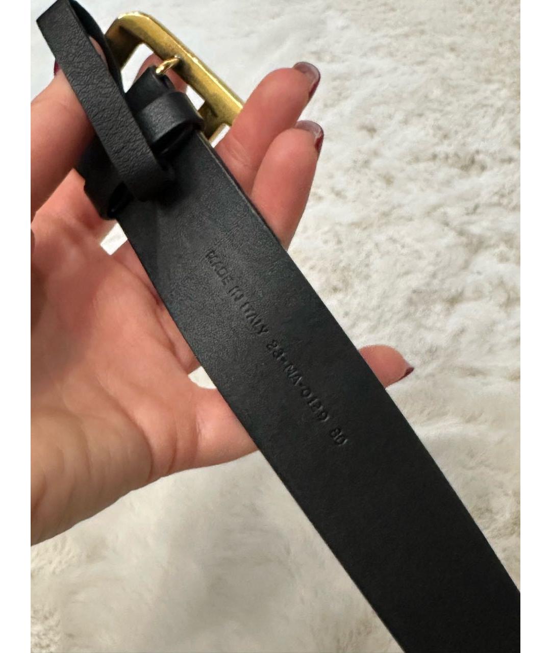 CHRISTIAN DIOR Черный ремень, фото 5