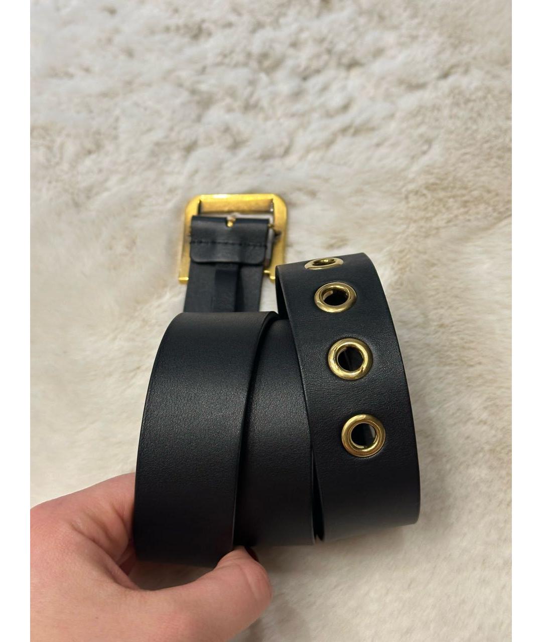 CHRISTIAN DIOR Черный ремень, фото 4