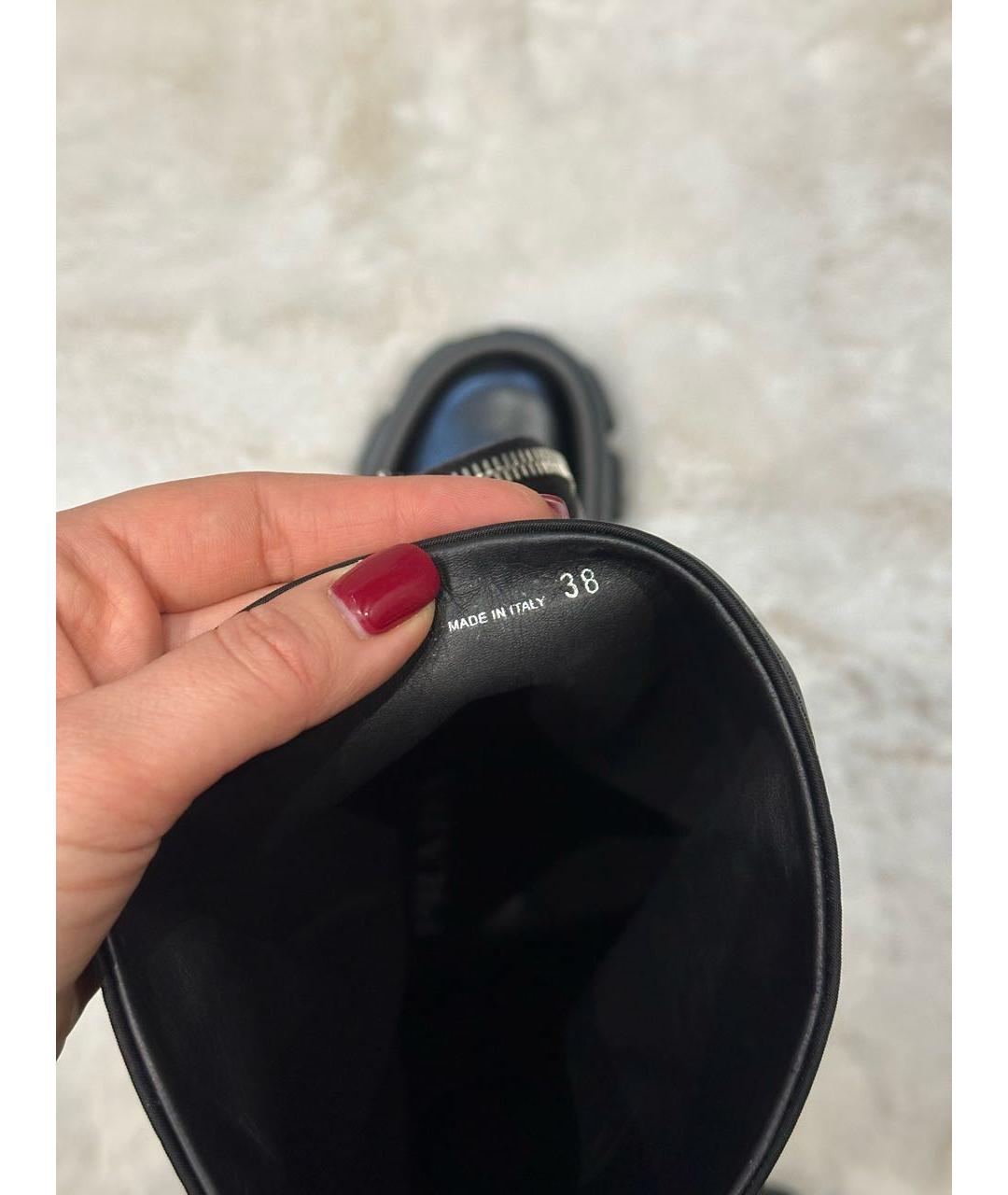 PRADA Черные сапоги, фото 5