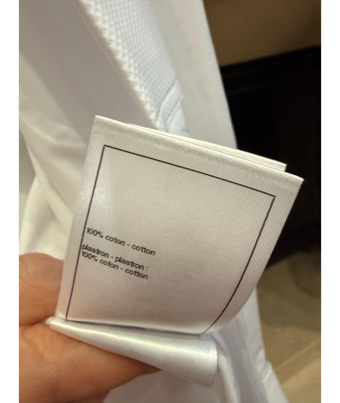 CHANEL Белая хлопковая рубашка, фото 5