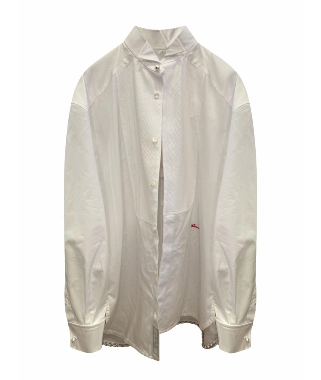 CHANEL Белая хлопковая рубашка, фото 1