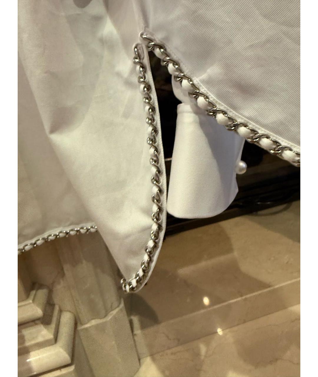 CHANEL Белая хлопковая рубашка, фото 4