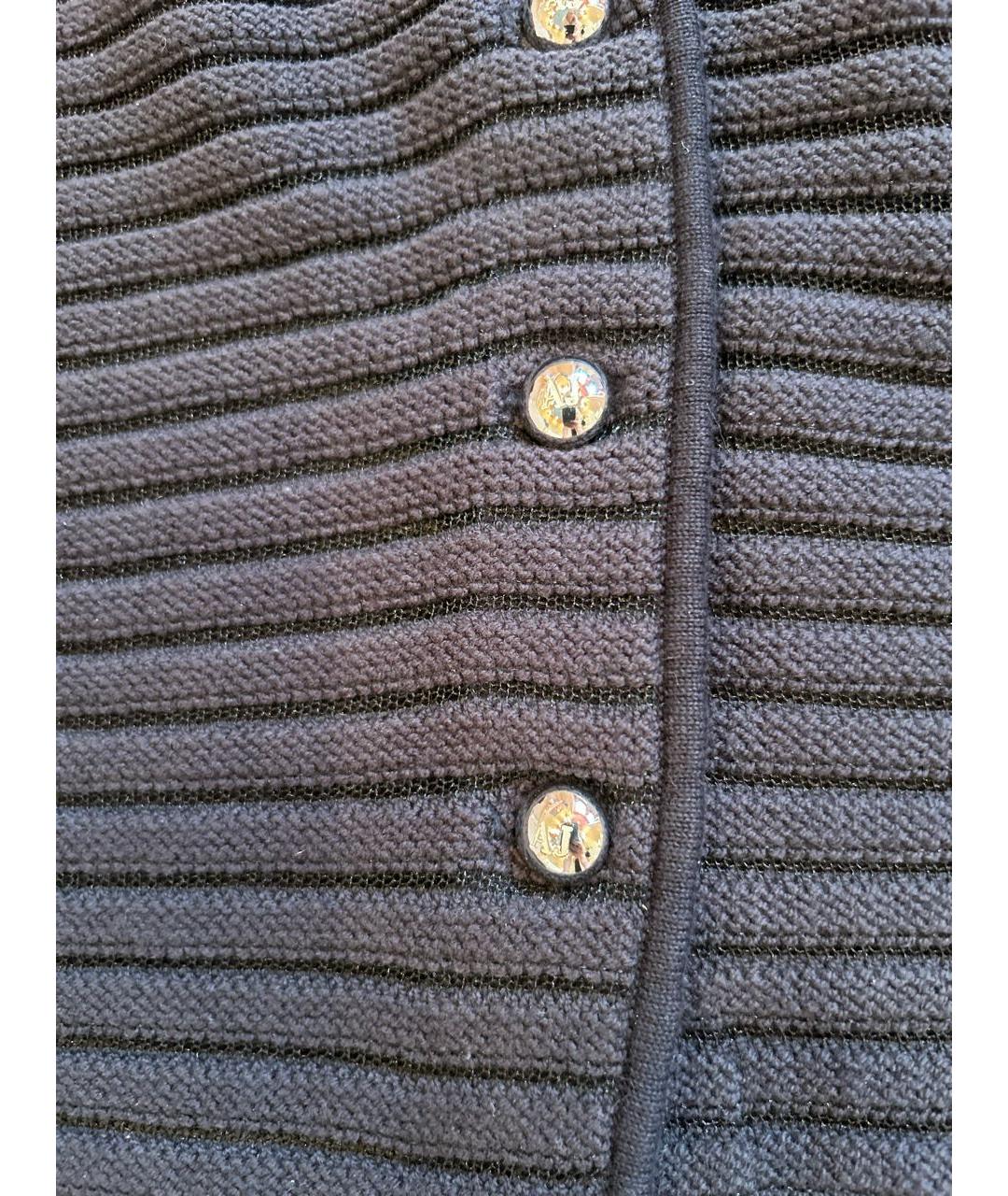 ARMANI JEANS Темно-синий хлопко-эластановый жакет/пиджак, фото 4