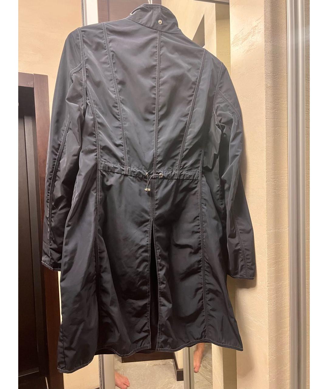 MONCLER Темно-синий тренч/плащ, фото 2