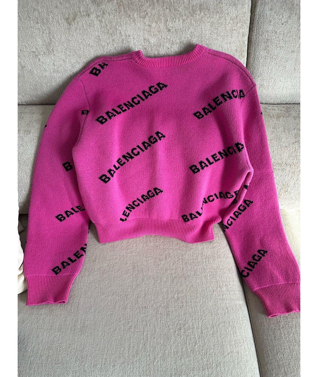 BALENCIAGA Розовый джемпер / свитер, фото 5