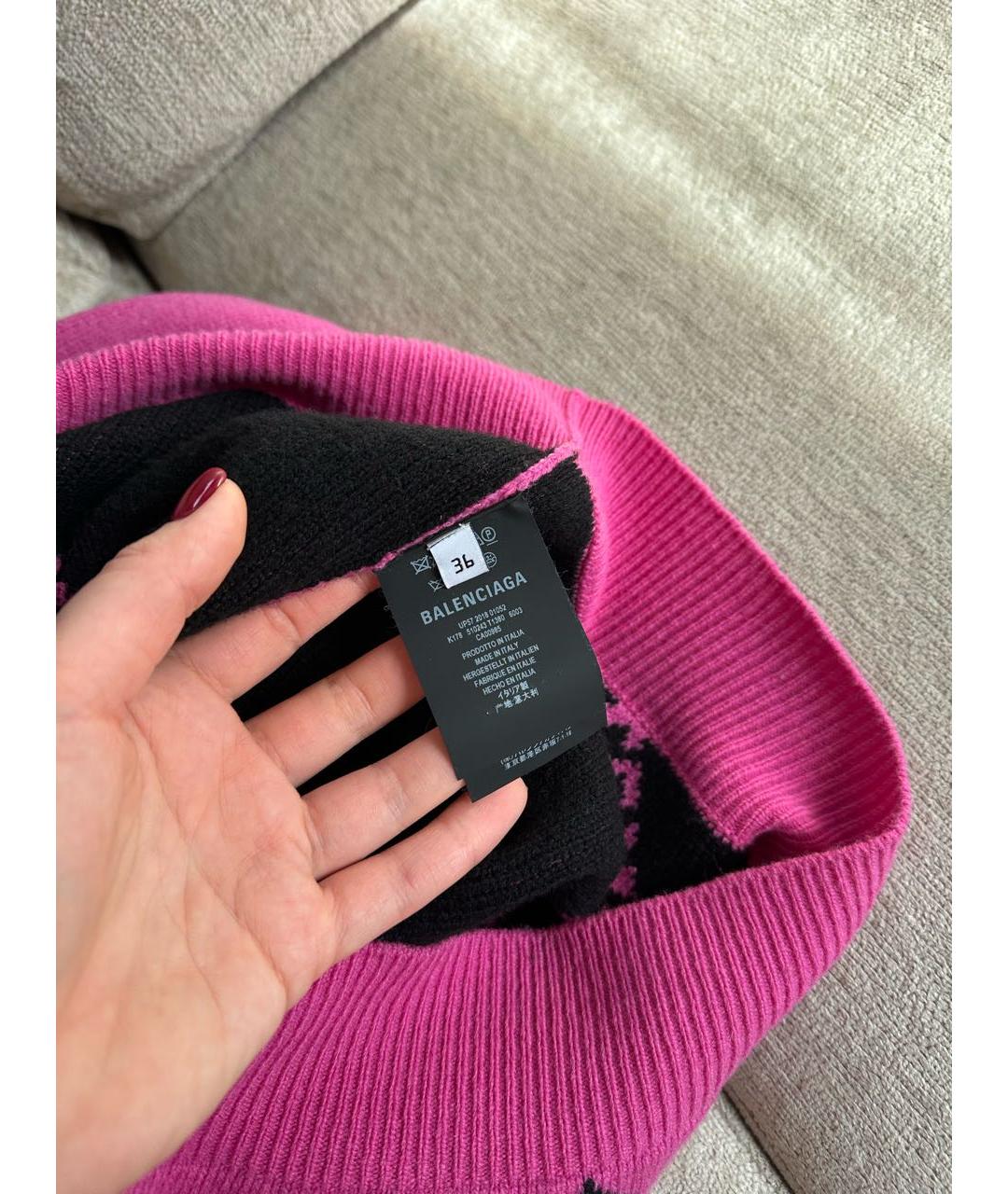 BALENCIAGA Розовый джемпер / свитер, фото 6