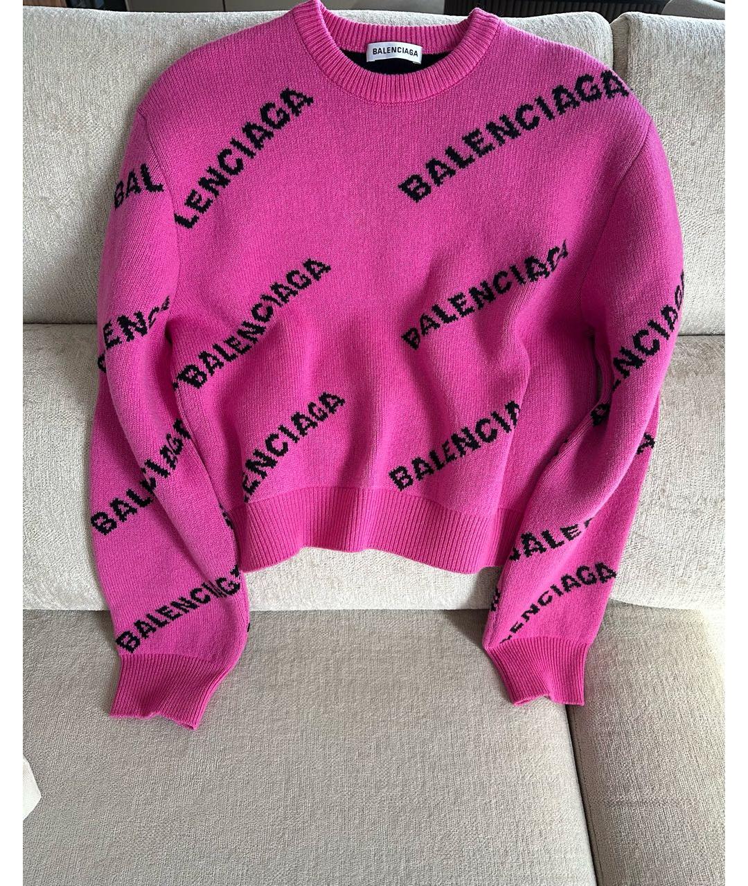 BALENCIAGA Розовый джемпер / свитер, фото 8