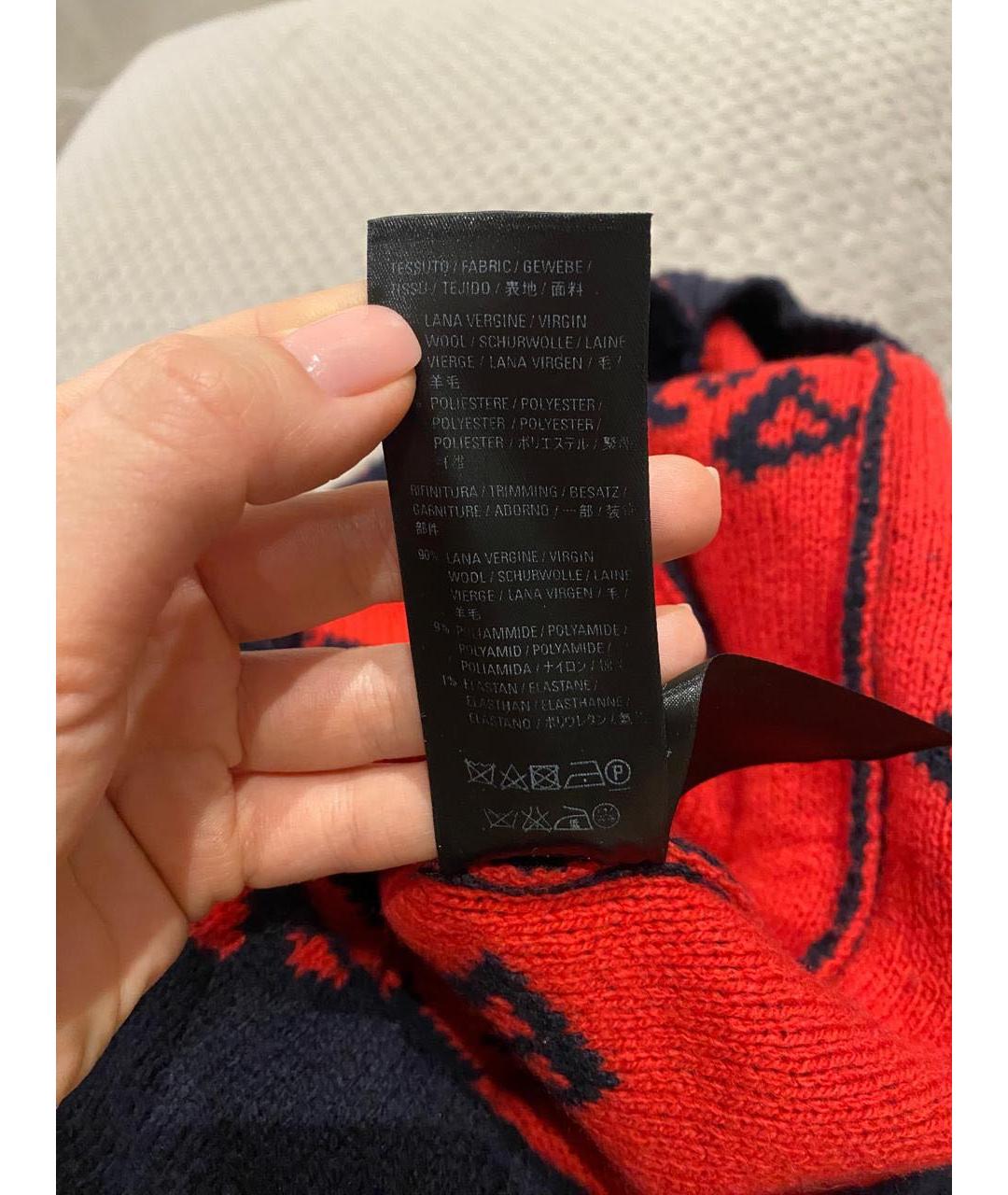 BALENCIAGA Мульти шерстяной кардиган, фото 5