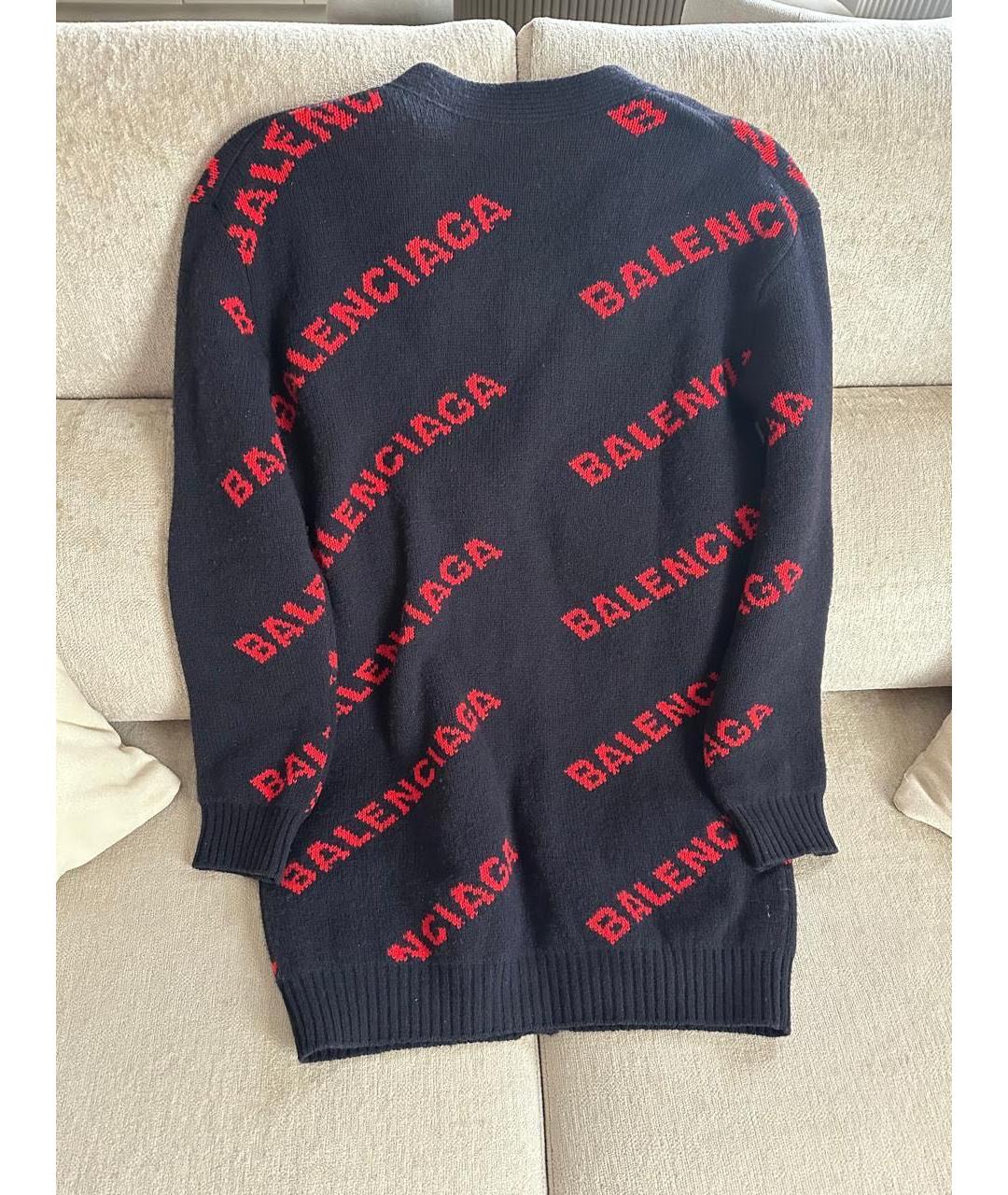 BALENCIAGA Мульти шерстяной кардиган, фото 2