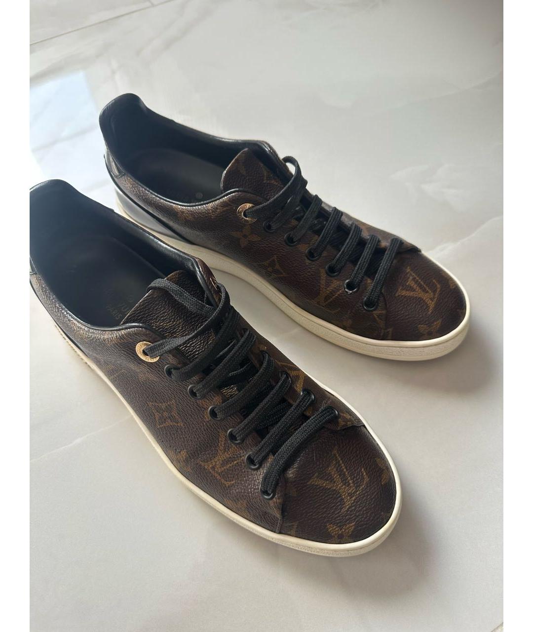 LOUIS VUITTON Коричневые кеды, фото 2