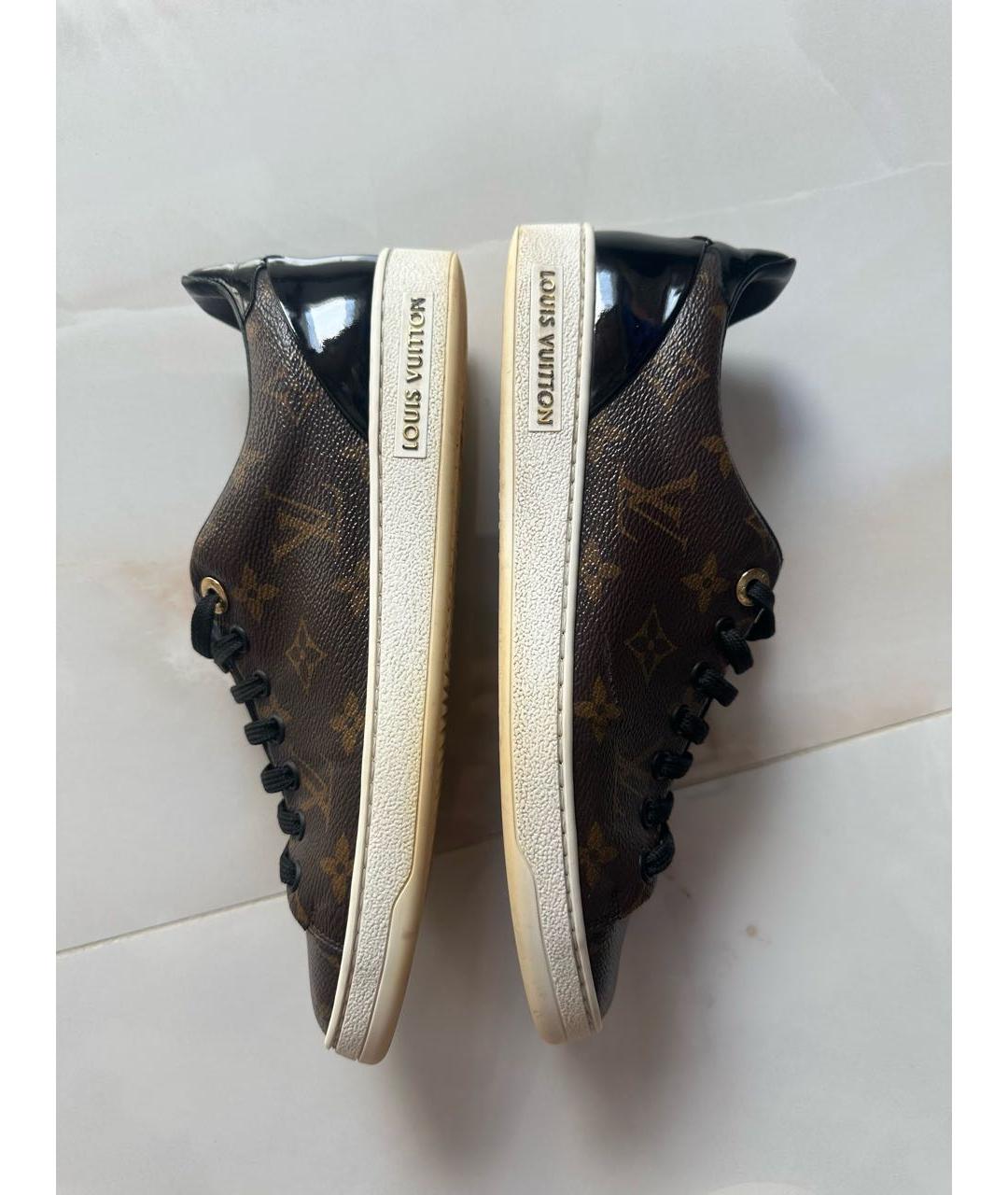 LOUIS VUITTON Коричневые кеды, фото 8