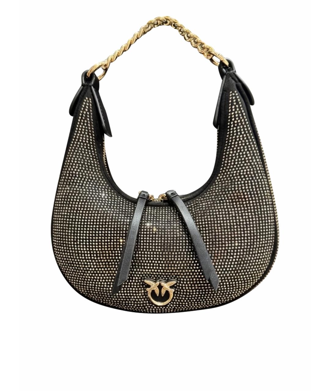 PINKO Черная сумка через плечо, фото 1