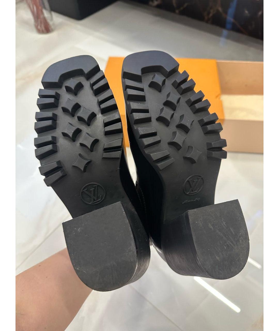 LOUIS VUITTON Коричневые ботильоны, фото 6