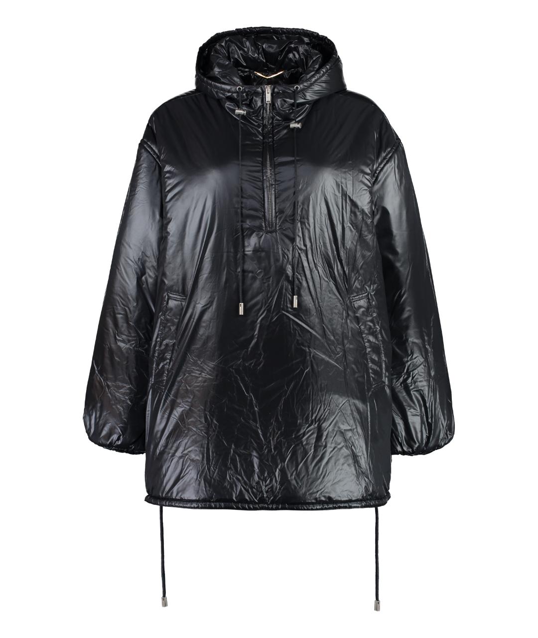 SAINT LAURENT Черная полиамидовая парка, фото 1