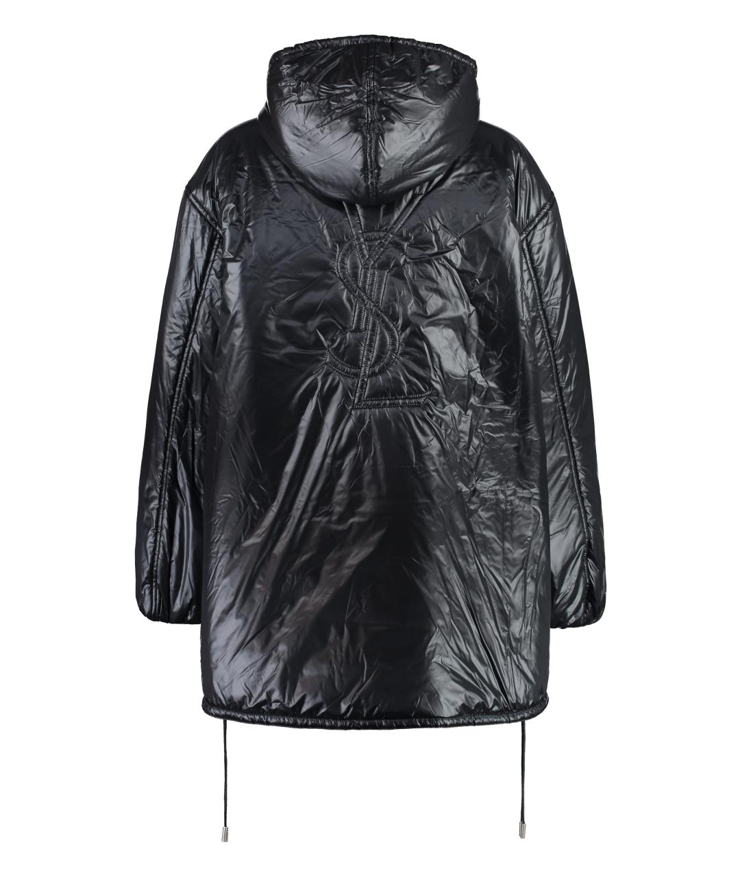 SAINT LAURENT Черная полиамидовая парка, фото 2
