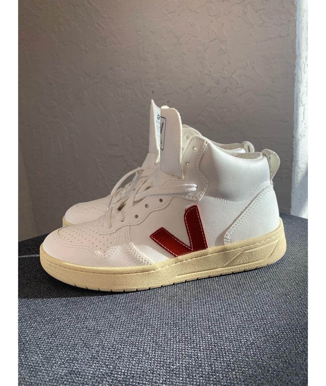 VEJA Белые кожаные кеды, фото 6