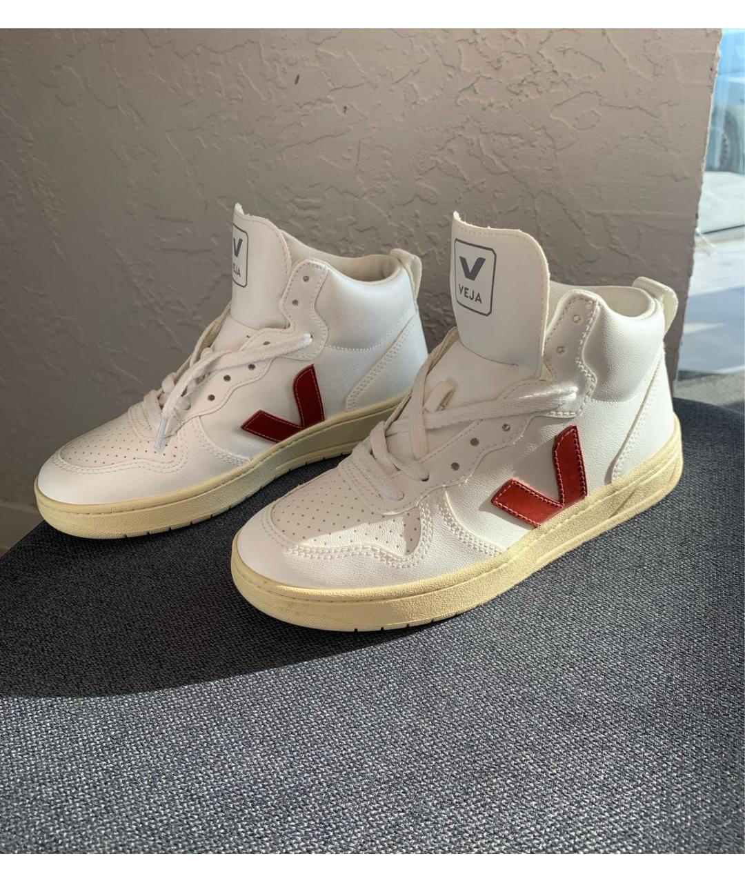 VEJA Белые кожаные кеды, фото 5