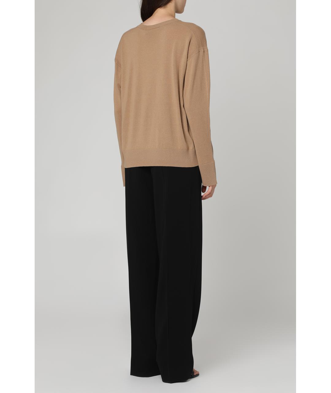 STELLA MCCARTNEY Бежевый шерстяной джемпер / свитер, фото 4