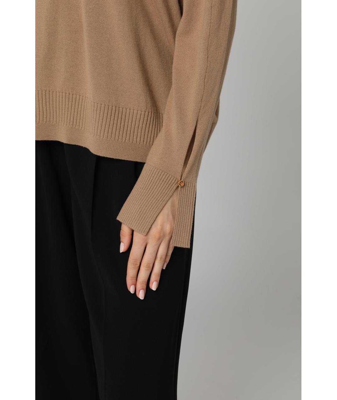 STELLA MCCARTNEY Бежевый шерстяной джемпер / свитер, фото 5