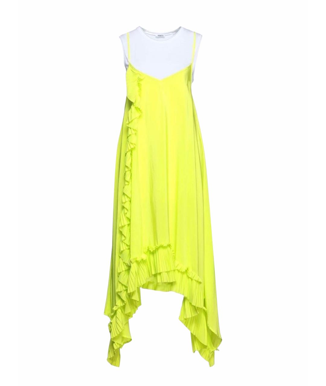 P.A.R.O.S.H. Желтое коктейльное платье, фото 1