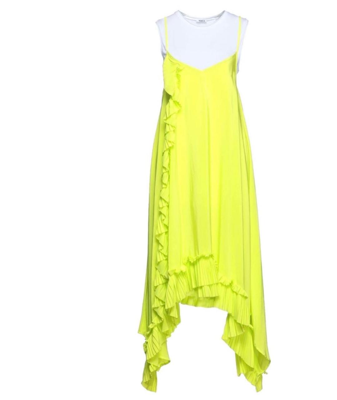 P.A.R.O.S.H. Желтое коктейльное платье, фото 9