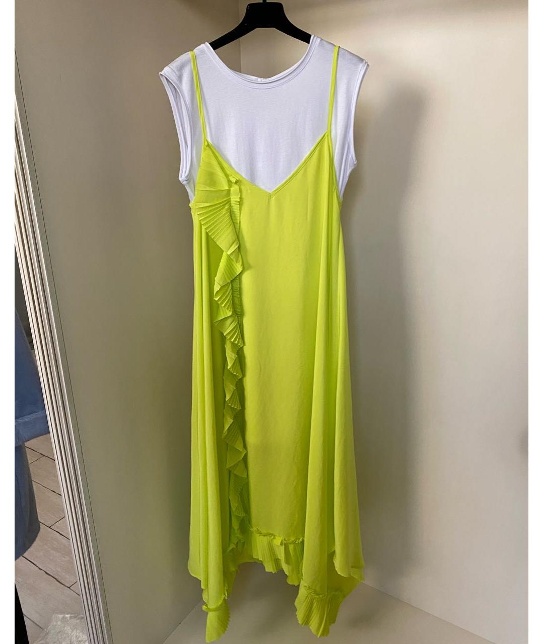 P.A.R.O.S.H. Желтое коктейльное платье, фото 5