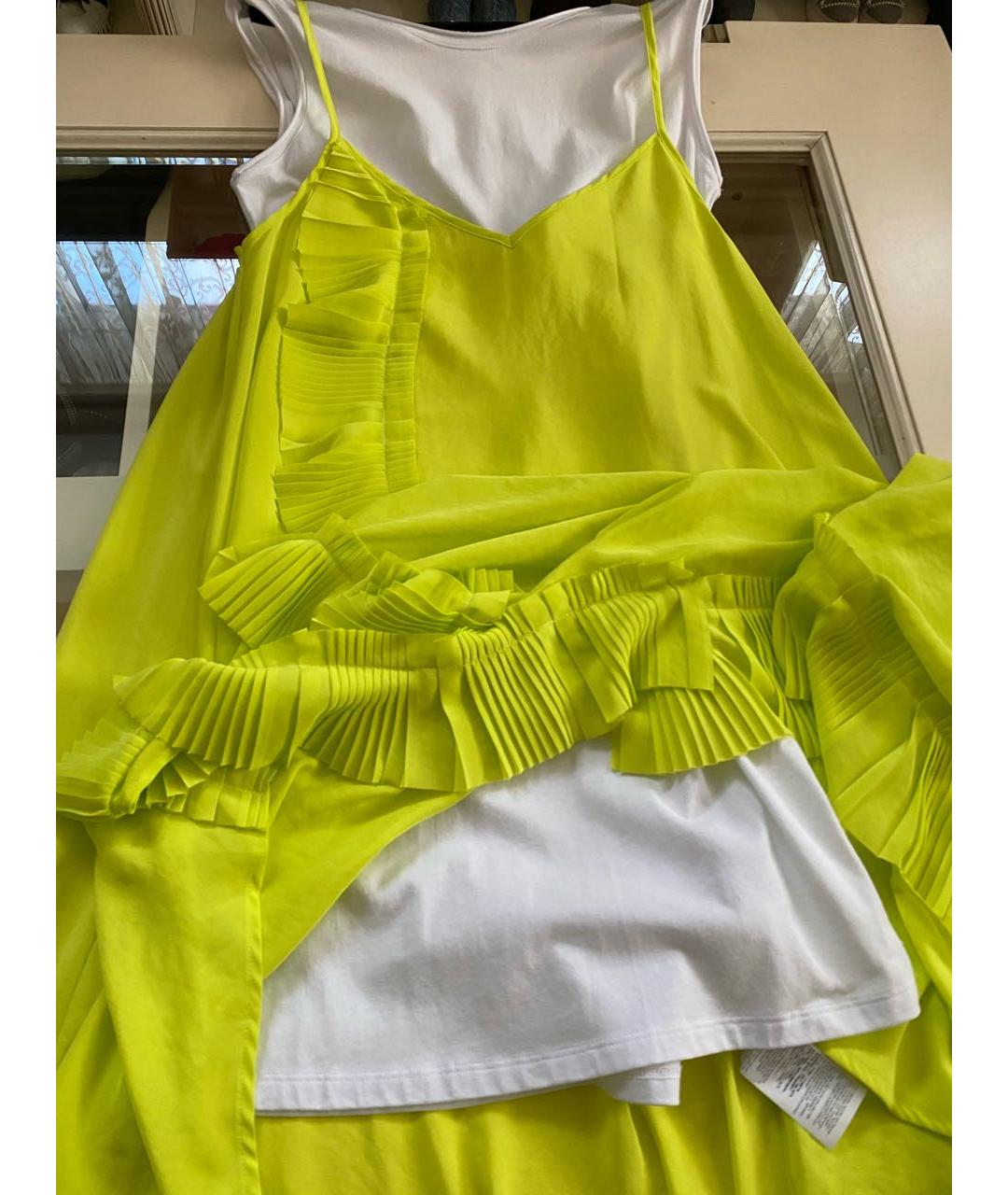 P.A.R.O.S.H. Желтое коктейльное платье, фото 6