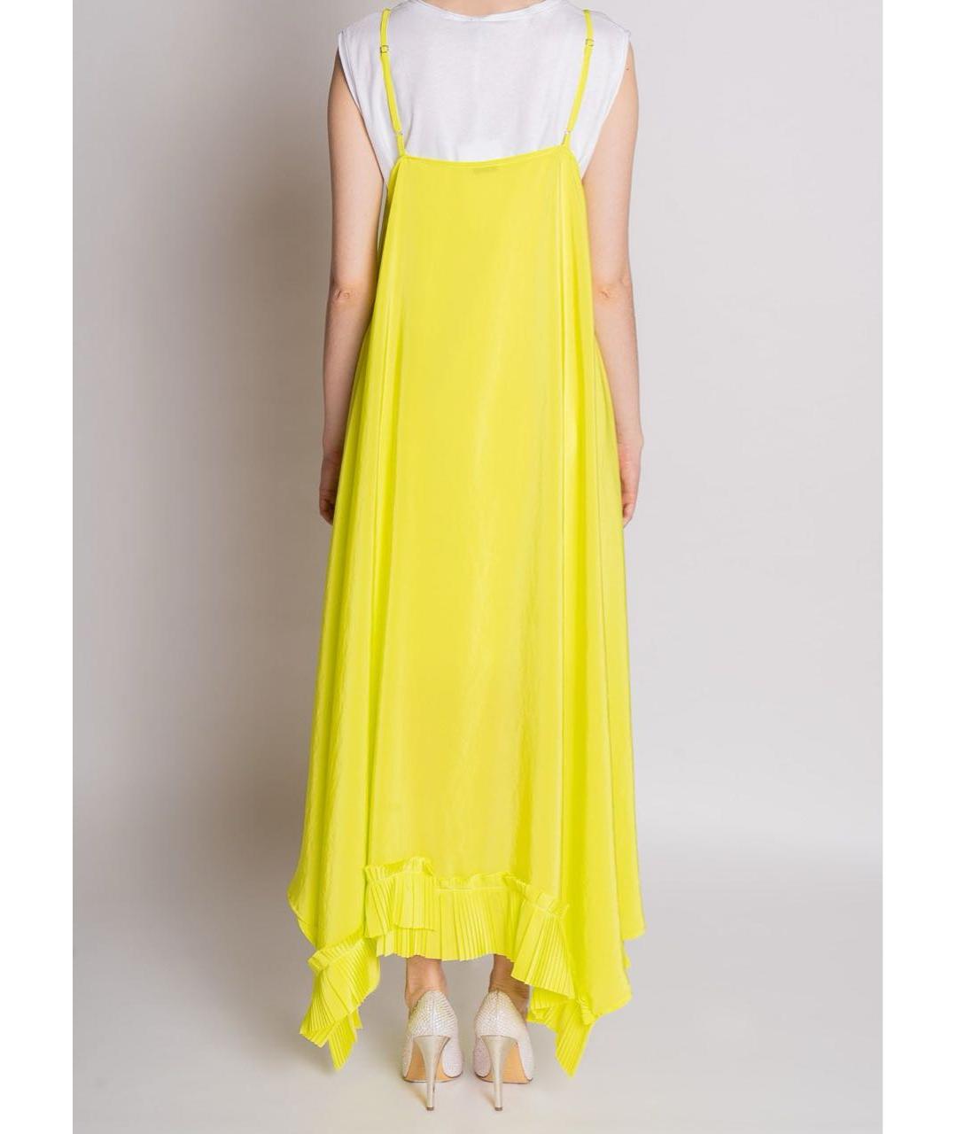 P.A.R.O.S.H. Желтое коктейльное платье, фото 3