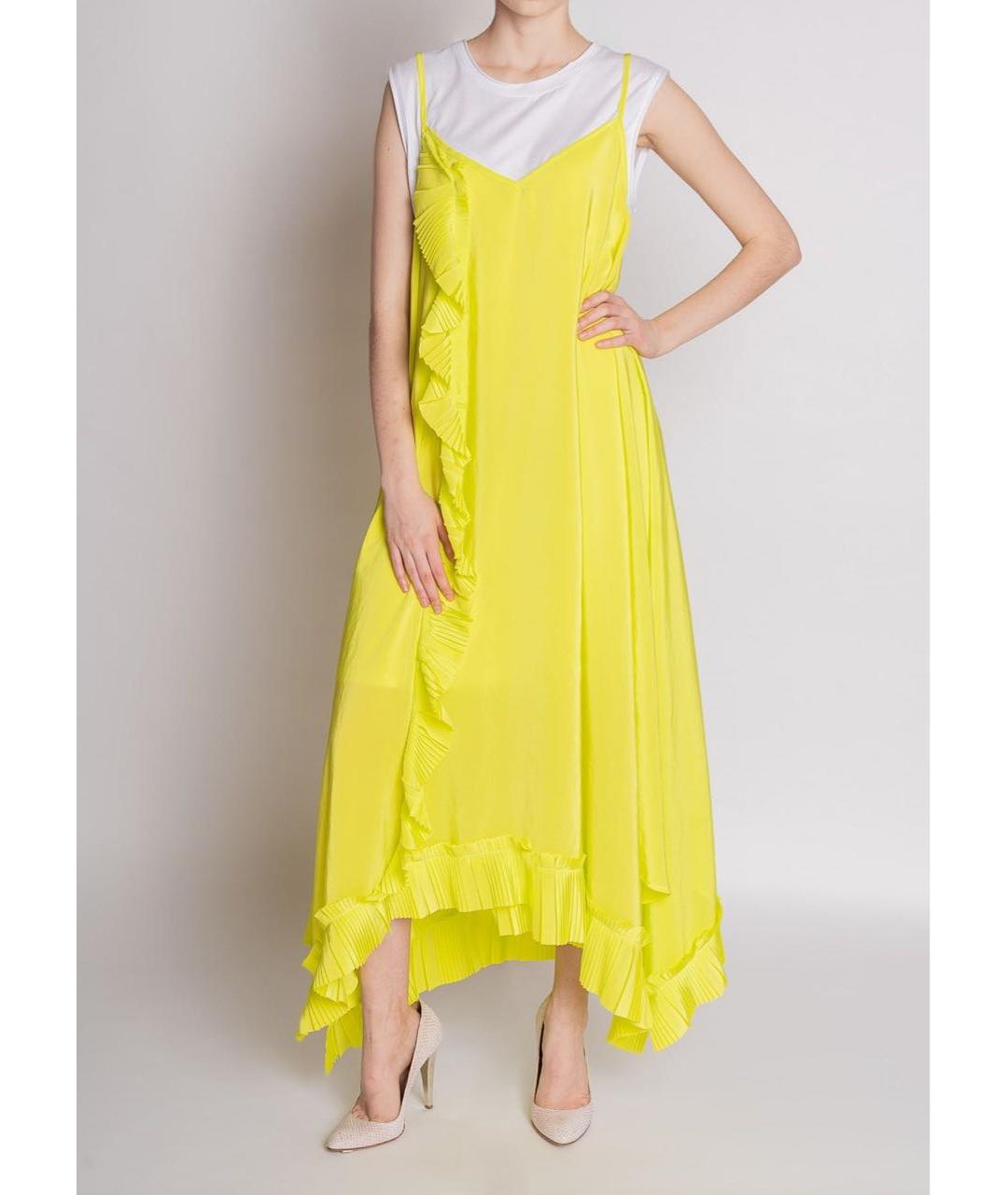 P.A.R.O.S.H. Желтое коктейльное платье, фото 2