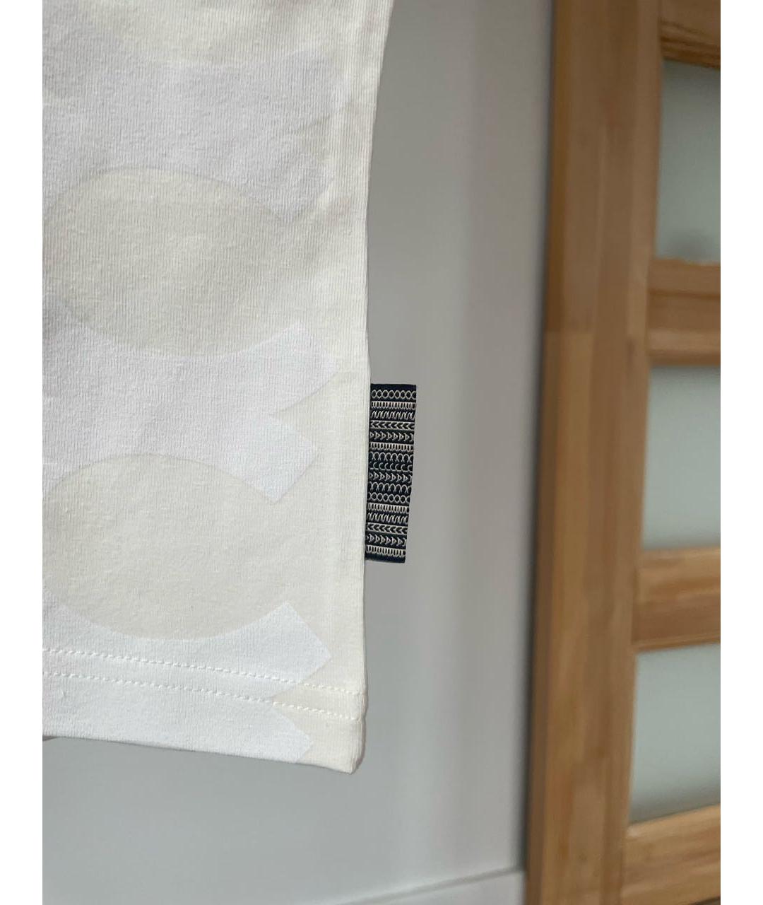 MARC JACOBS Бежевая хлопковая футболка, фото 4