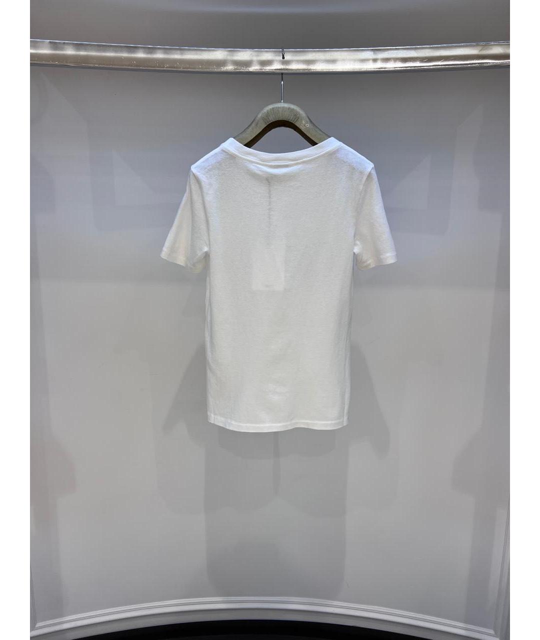 CHLOE Белая хлопковая футболка, фото 3