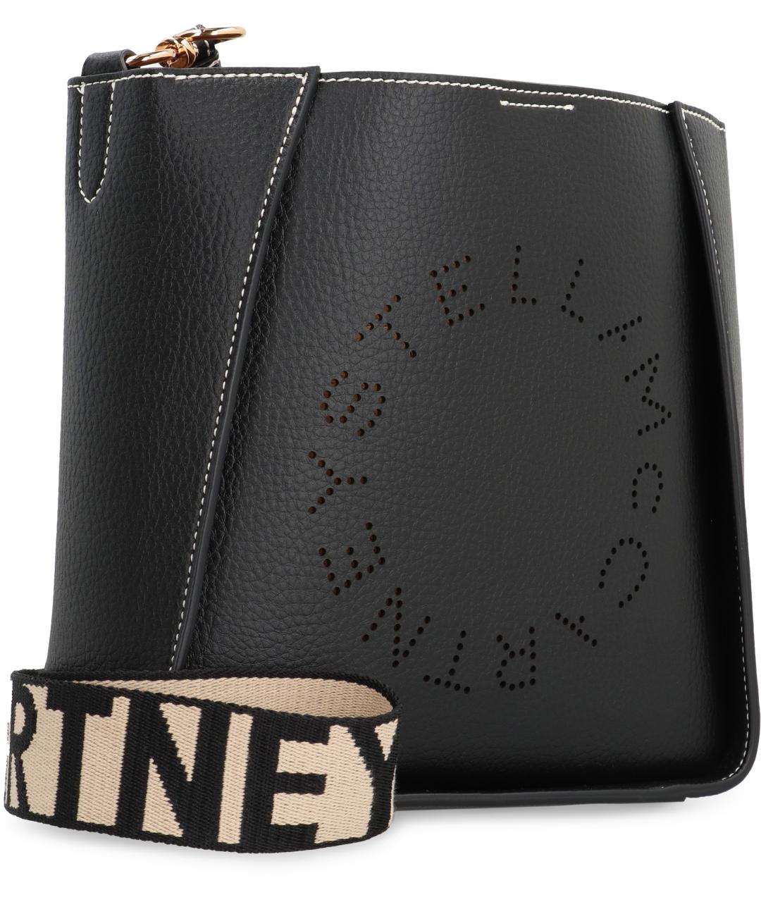 STELLA MCCARTNEY Черная сумка через плечо из искусственной кожи, фото 2