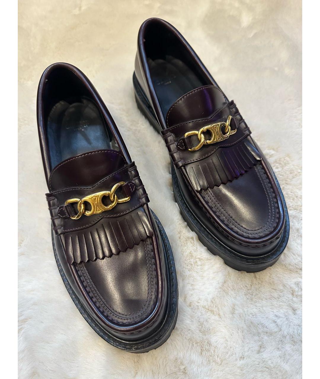 CELINE Коричневые лоферы, фото 2