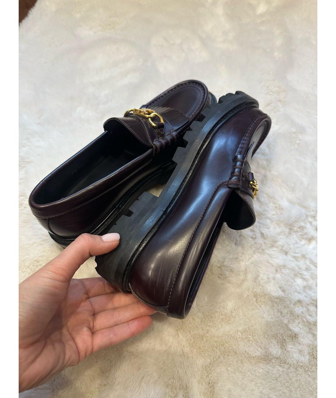 CELINE Коричневые лоферы, фото 6