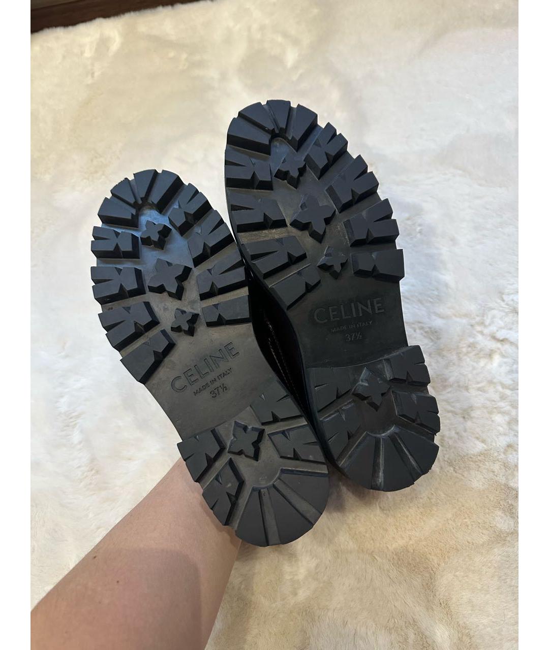 CELINE Коричневые лоферы, фото 4