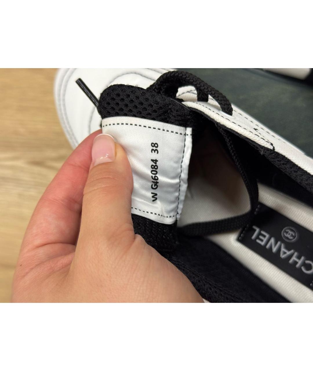 CHANEL Белые кроссовки, фото 7