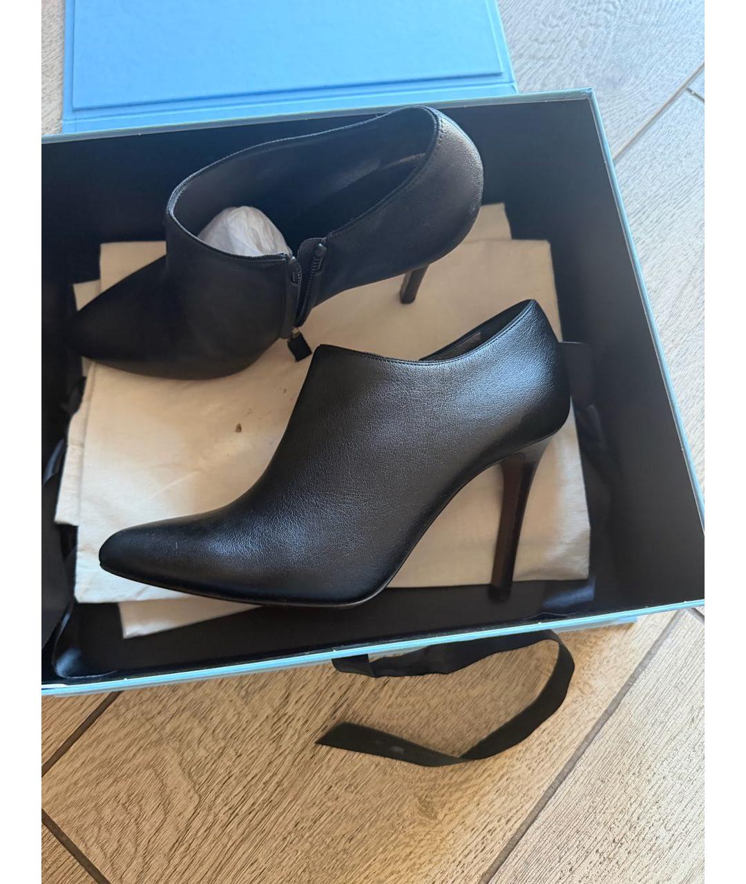 LANVIN Черные кожаные туфли, фото 6