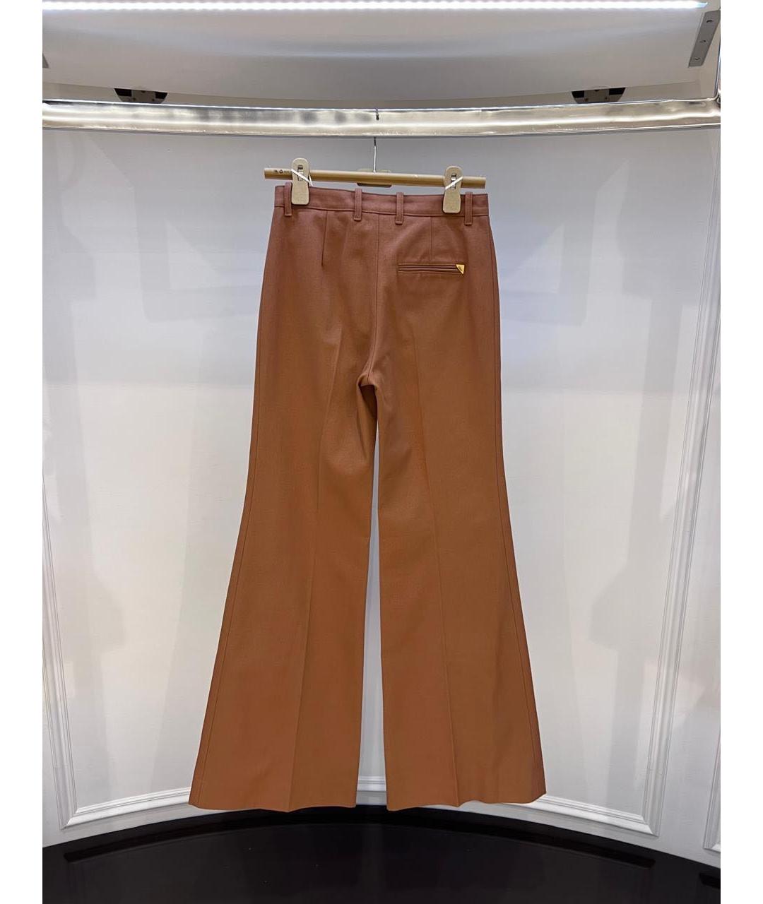 CHLOE Коричневые хлопковые джинсы клеш, фото 3