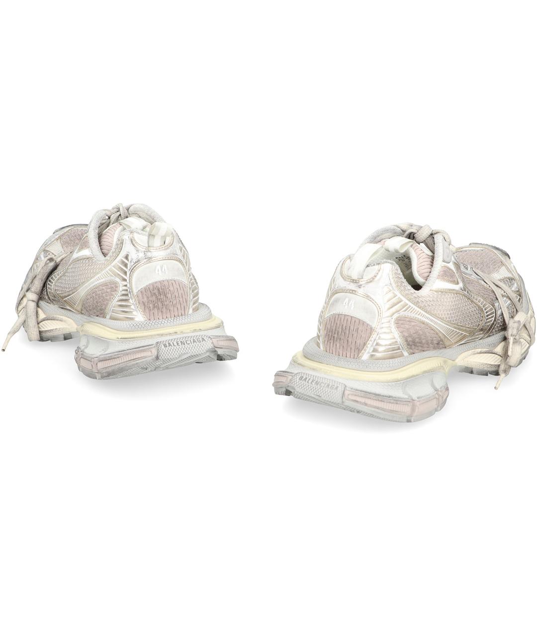 BALENCIAGA Бежевые синтетические низкие кроссовки / кеды, фото 4