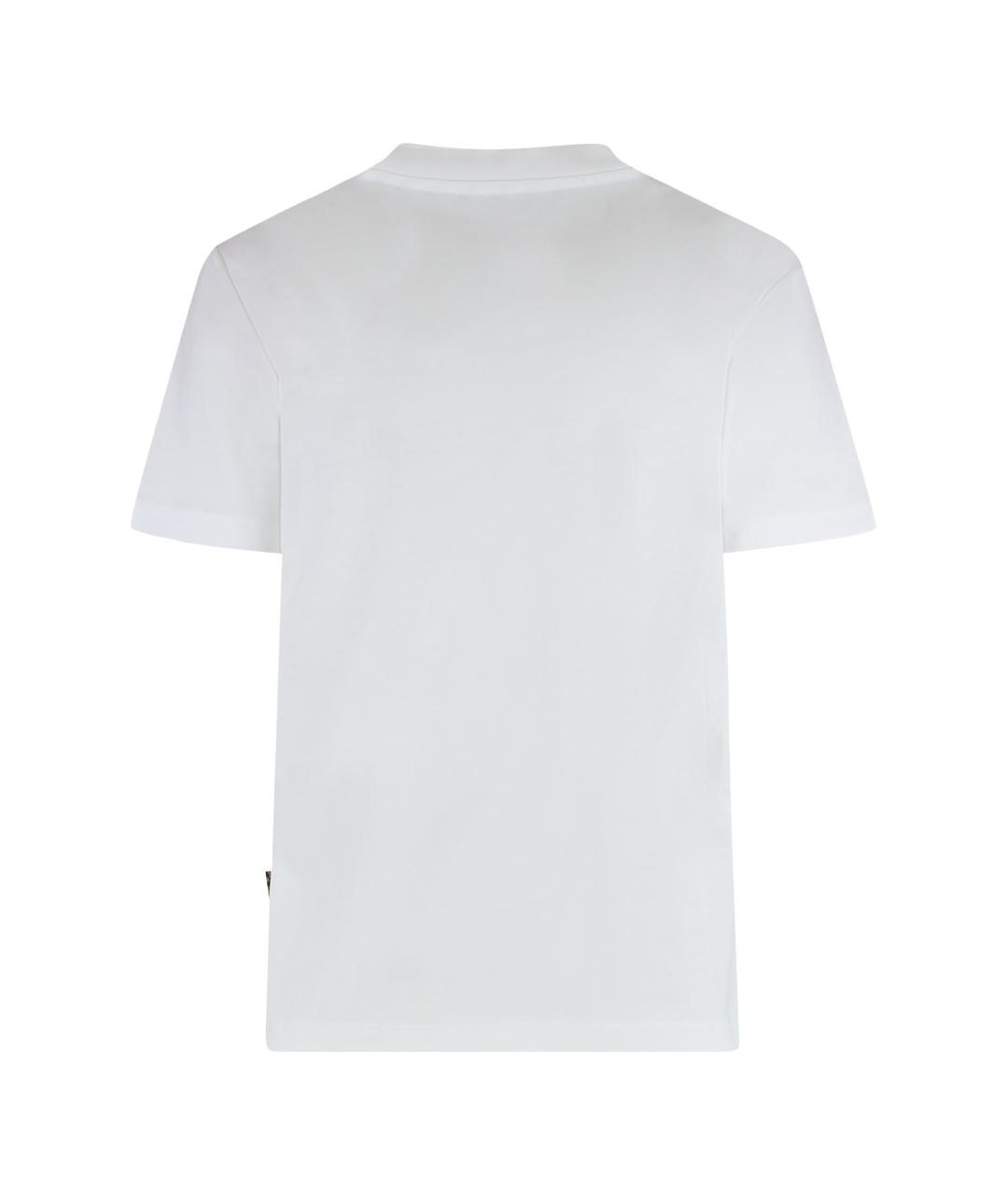 JUST CAVALLI Белая хлопковая футболка, фото 2