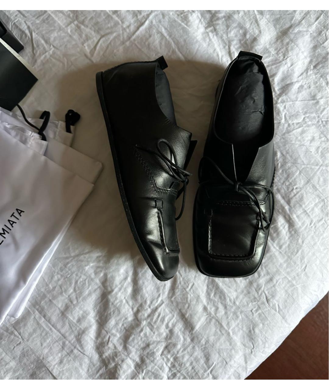 PREMIATA Черные кожаные лоферы, фото 3