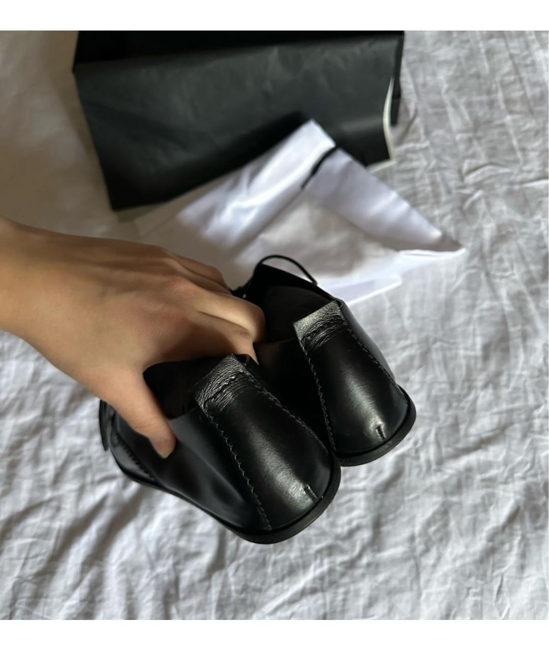 PREMIATA Черные кожаные лоферы, фото 4