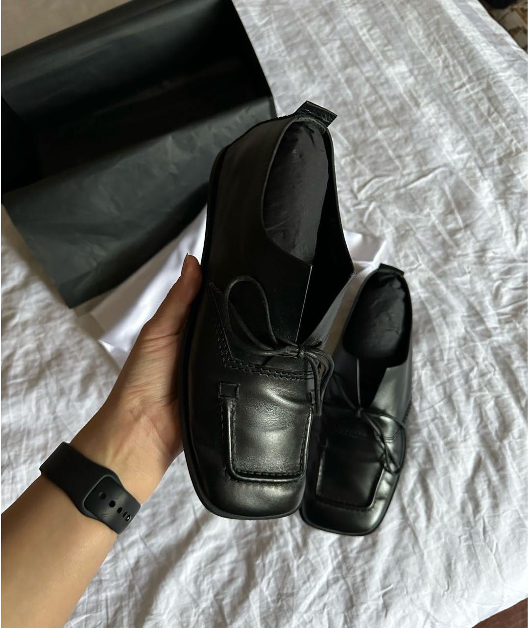 PREMIATA Черные кожаные лоферы, фото 5