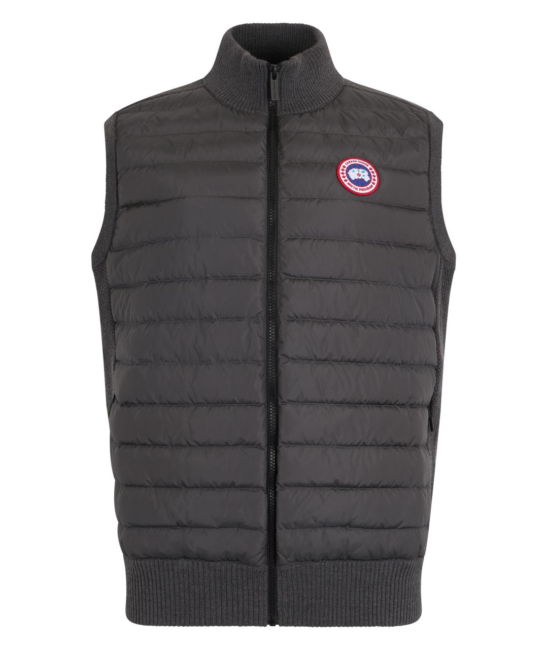 CANADA GOOSE Серый полиамидовый жилет, фото 1
