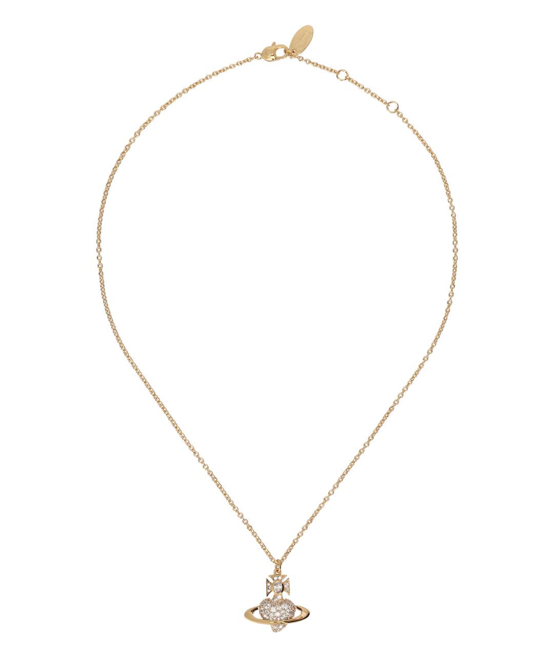 VIVIENNE WESTWOOD Золотая металлическая подвеска, фото 1