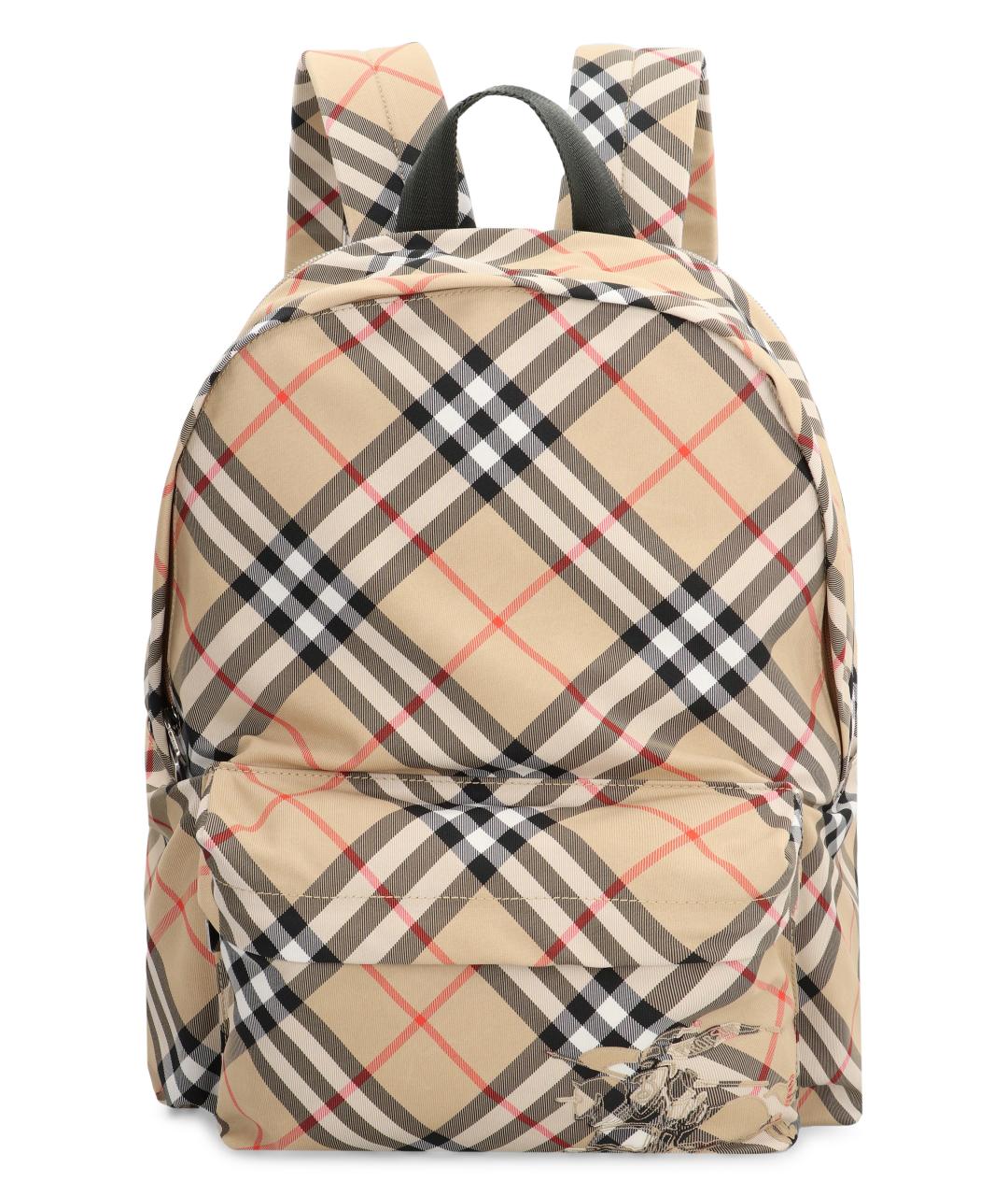 BURBERRY Бежевый синтетический рюкзак, фото 1
