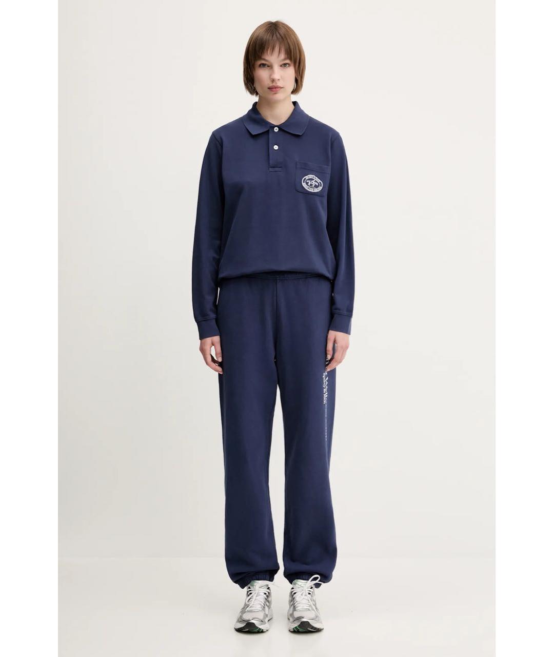 SPORTY AND RICH Темно-синяя спортивная куртка, фото 6